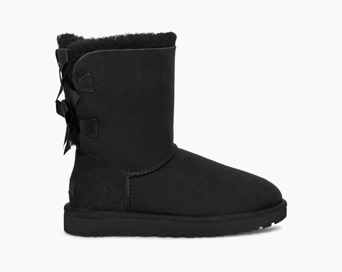 Уггі жіночі UGG Short Bailey Bow Classic 2 Black