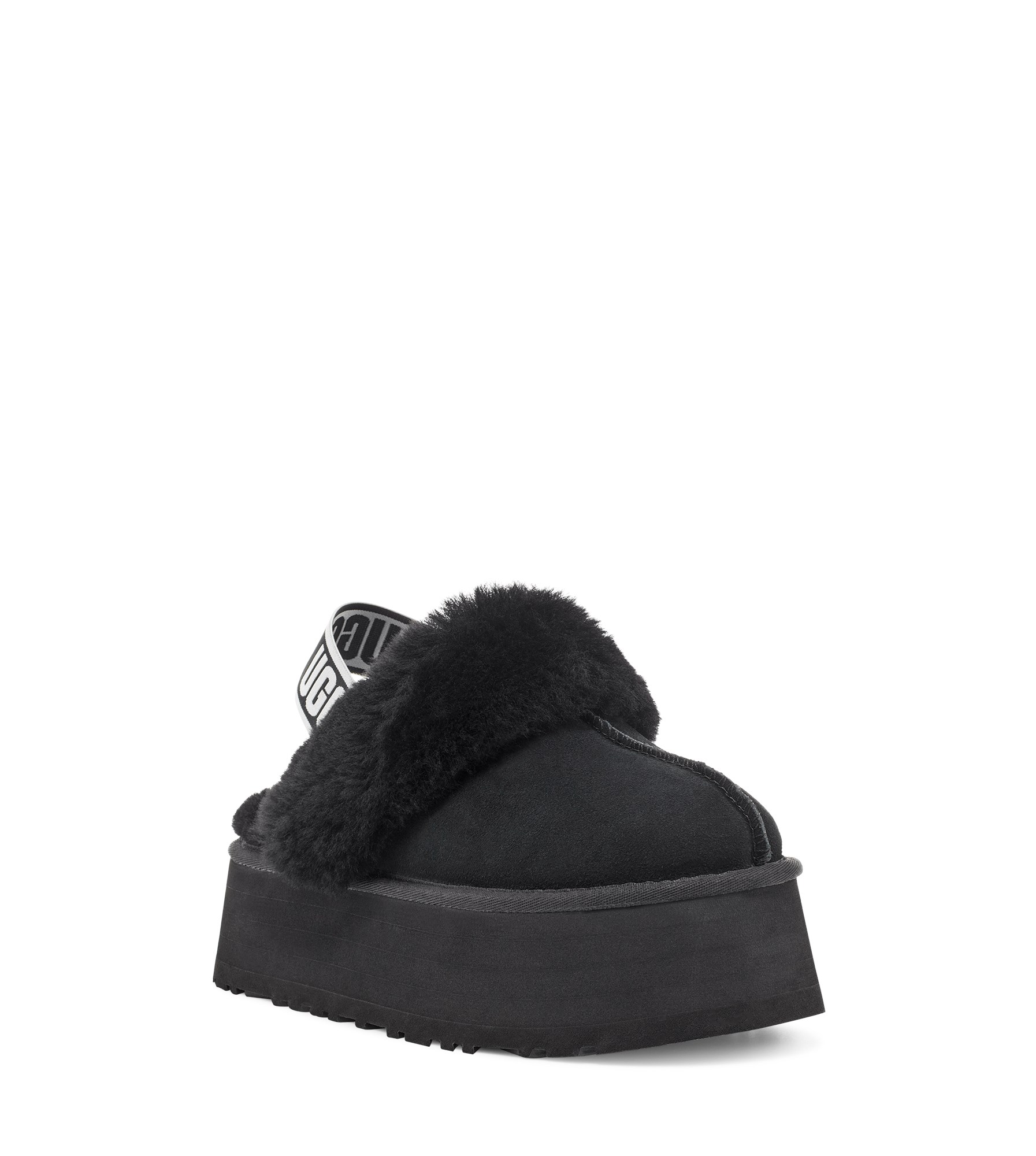 Уггі жіночі капці на платформі UGG Funkette Black