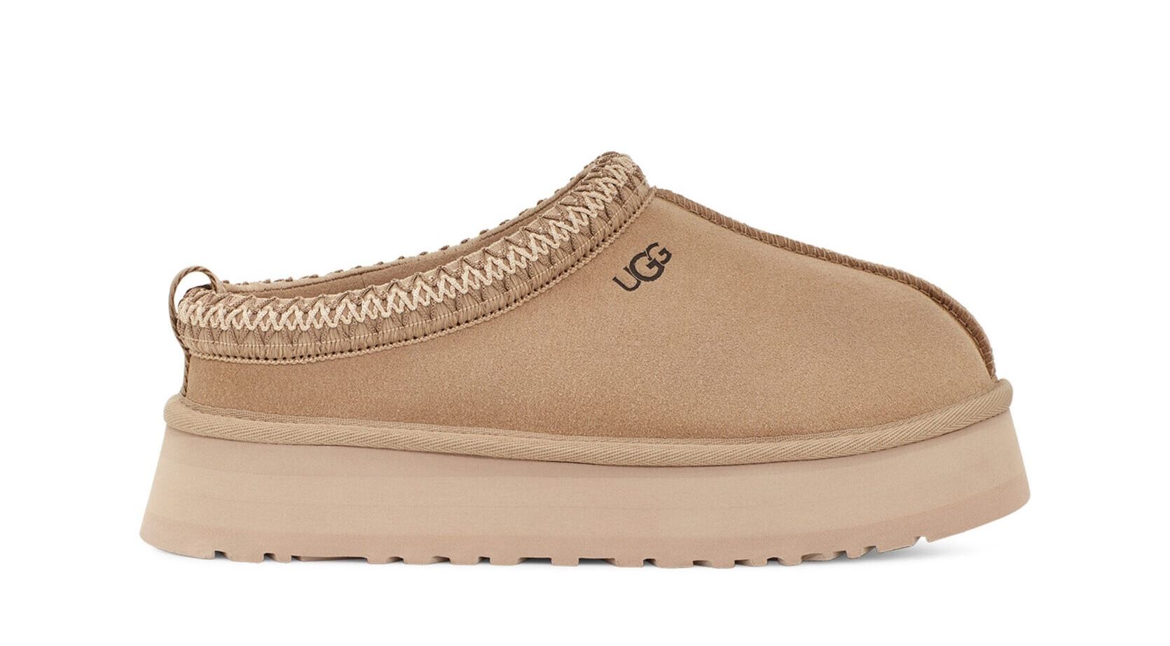 Капці жіночі на платформі UGG Tazz Slipper Mustard Seed