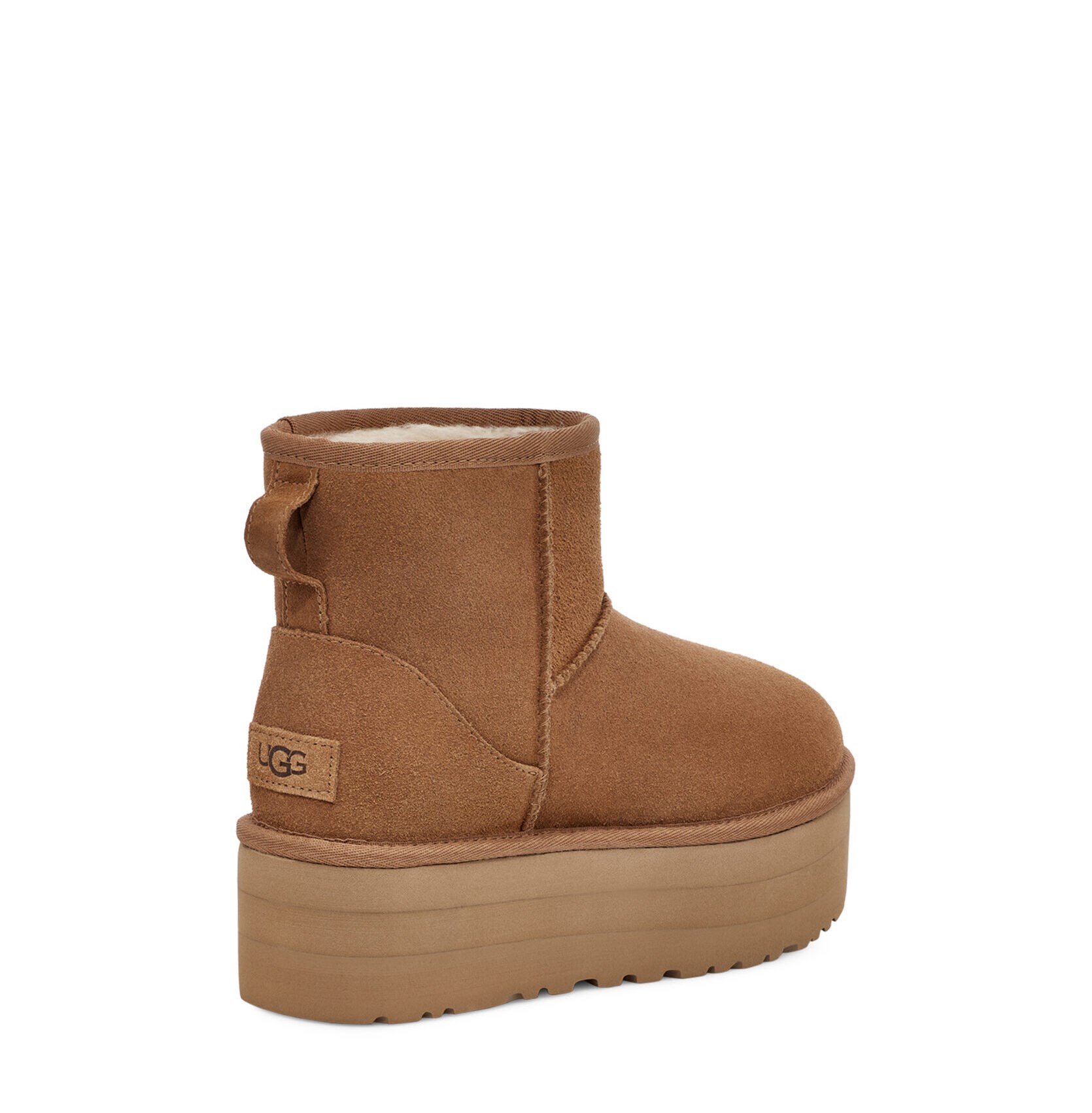 Уггі жіночі UGG Classic Mini Platform Chestnut