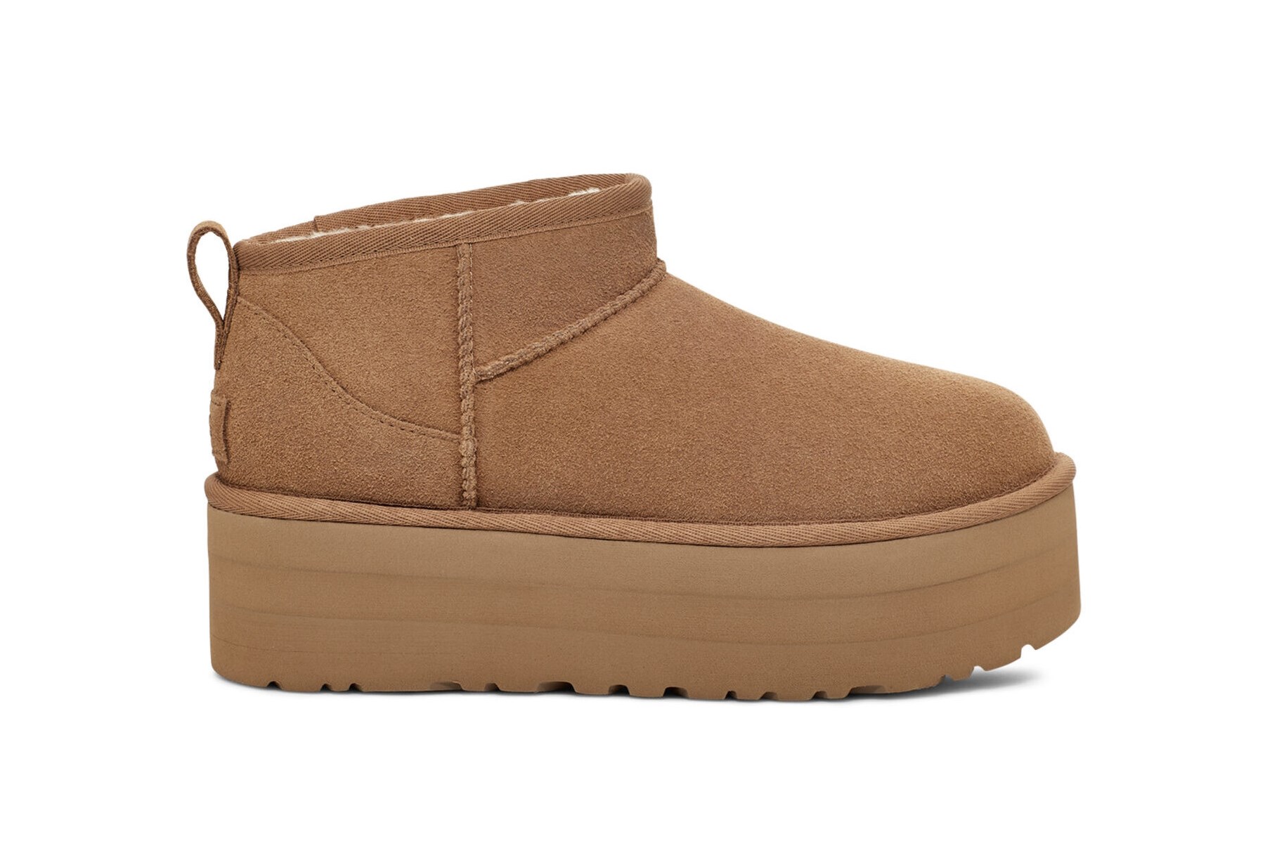Уггі жіночі UGG Classic Ultra Mini Platform Chestnut