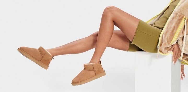 Уггі жіночі UGG Міні Classic 2 Ultra Mini Каштан