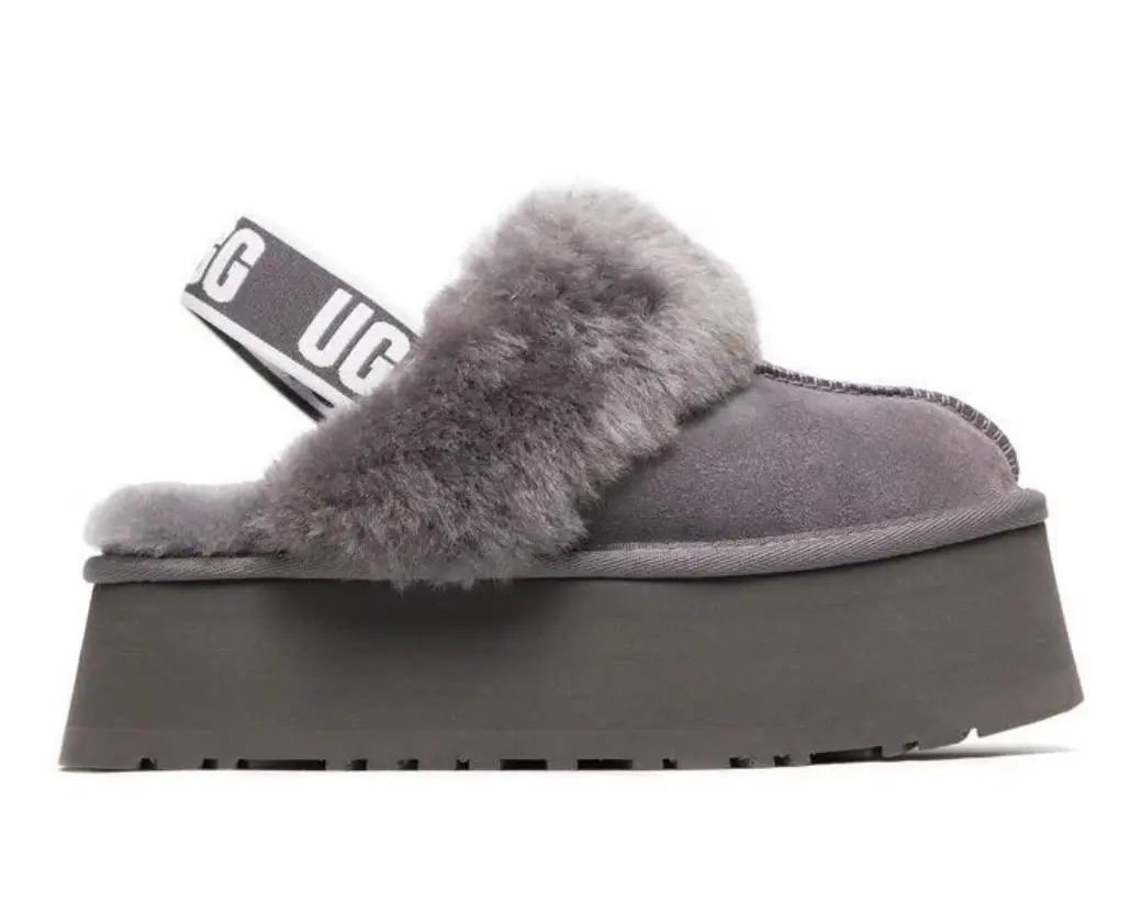 Уггі жіночі на платформі UGG Funkette Grey