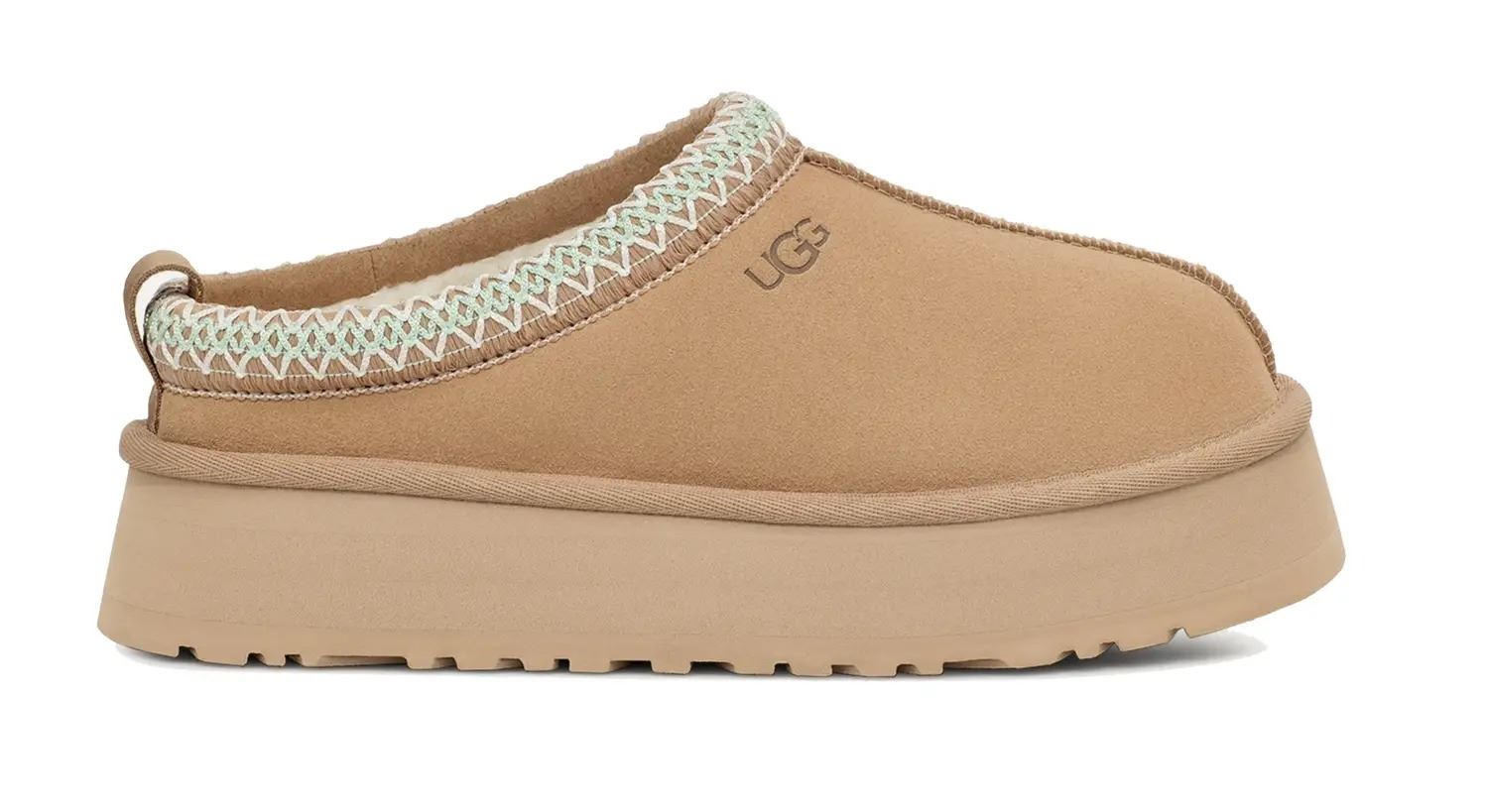 Капці жіночі на платформі UGG Tazz Slipper Sand