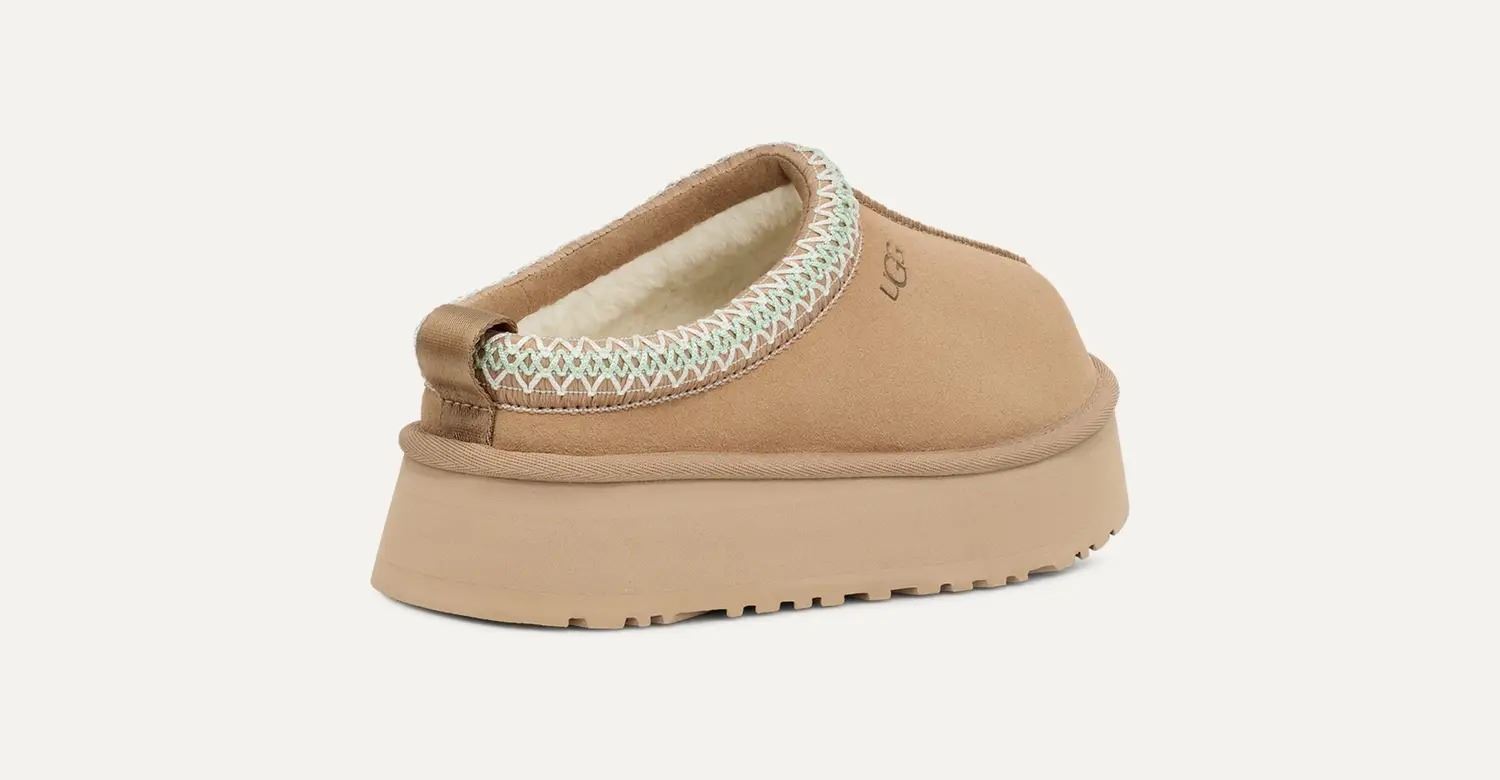 Капці жіночі на платформі UGG Tazz Slipper Sand
