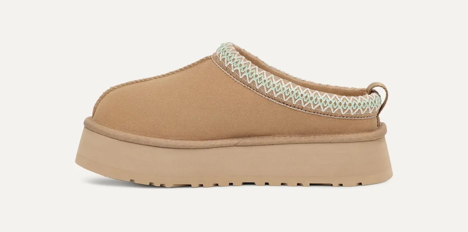 Капці жіночі на платформі UGG Tazz Slipper Sand