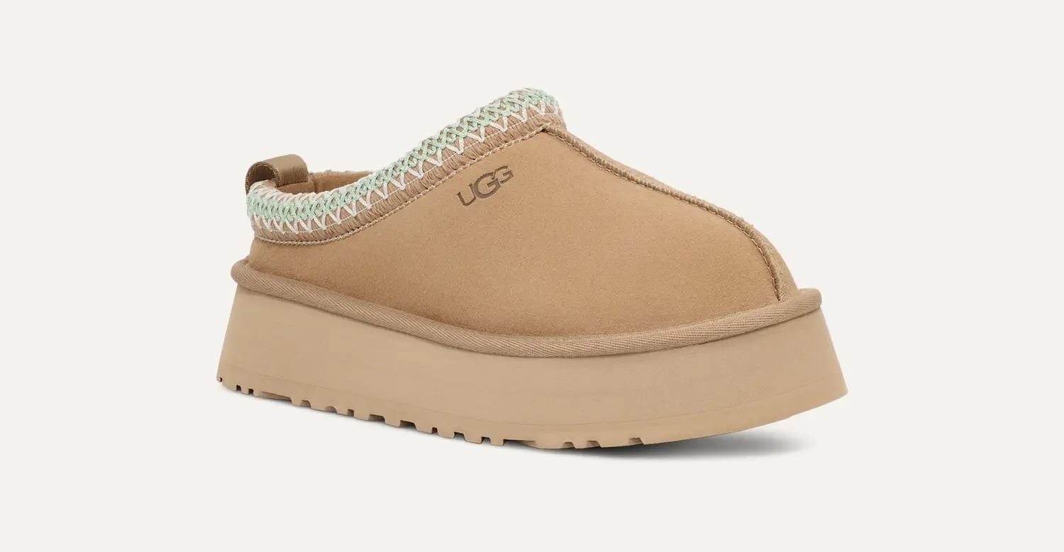 Капці жіночі на платформі UGG Tazz Slipper Sand